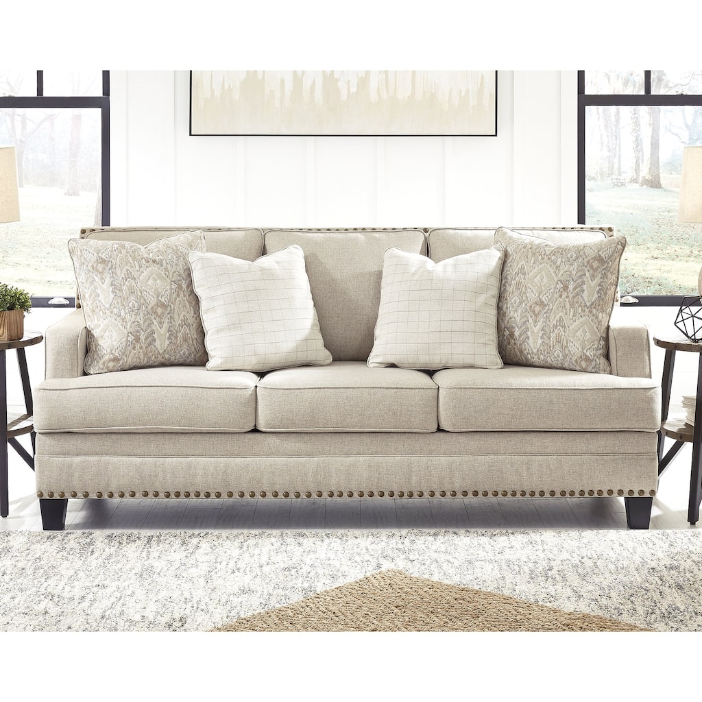 Claredon Linen Sofa - 84"W x 40"D x 39"H
