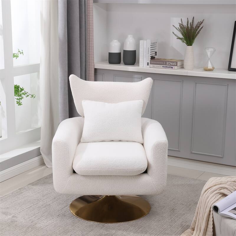 Classic Mid-Century 360-degree Swivel Accent Chair
