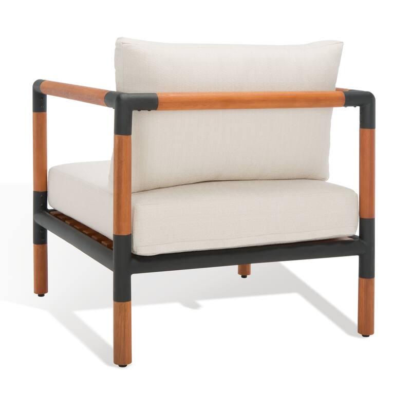 SAFAVIEH Couture Imo Patio Chair - 32 In W x 33 In D x 26 In H - 32W x 33D x 26H