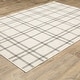 preview thumbnail 4 of 11, Hunter Updated Plaid Beige/ Black Area Rug