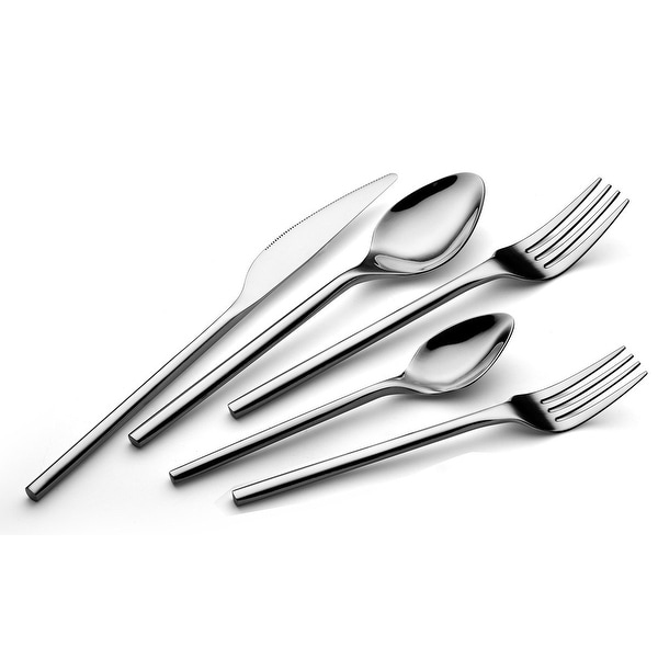 TALFOURD TALFOURD Silverware Royal 20 Piece Flatware Cutlery Set, 18/10 Stainless Steel Flatware, Service for 4, 100% Rust Proof. Opens flyout.