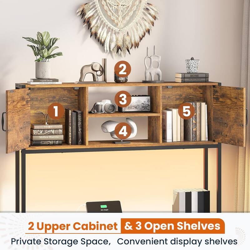L Shaped Computer Desk with Drawers Corner Gaming Desk storage shelves