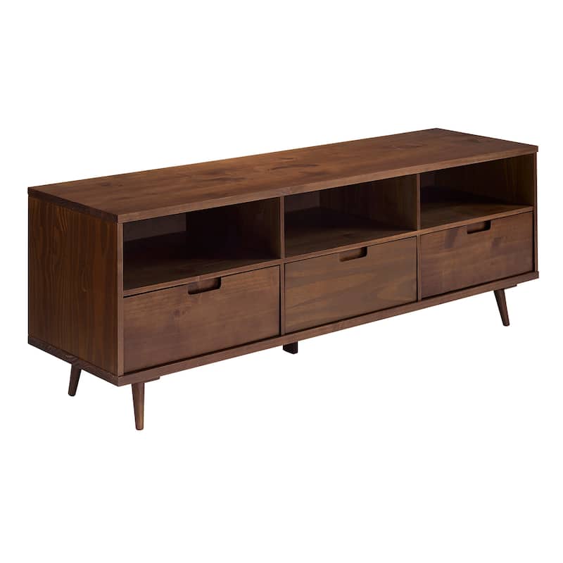 Middlebrook Alby 70-inch Mid-Century Solid Wood TV Stand