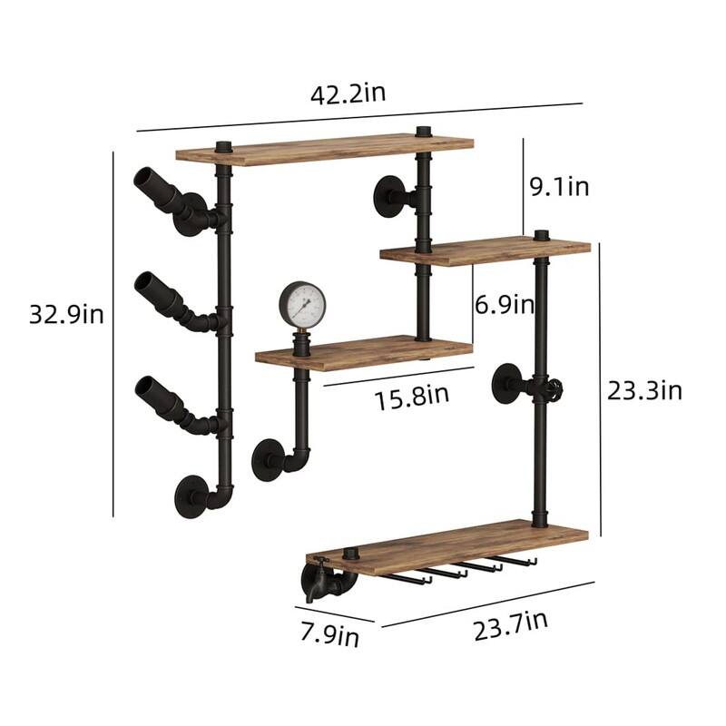 Wall Bar Shelves