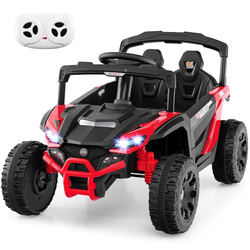 Honeyjoy 12V Kids Ride On Car Battery Powered Electric Remote Control - See Details - Red