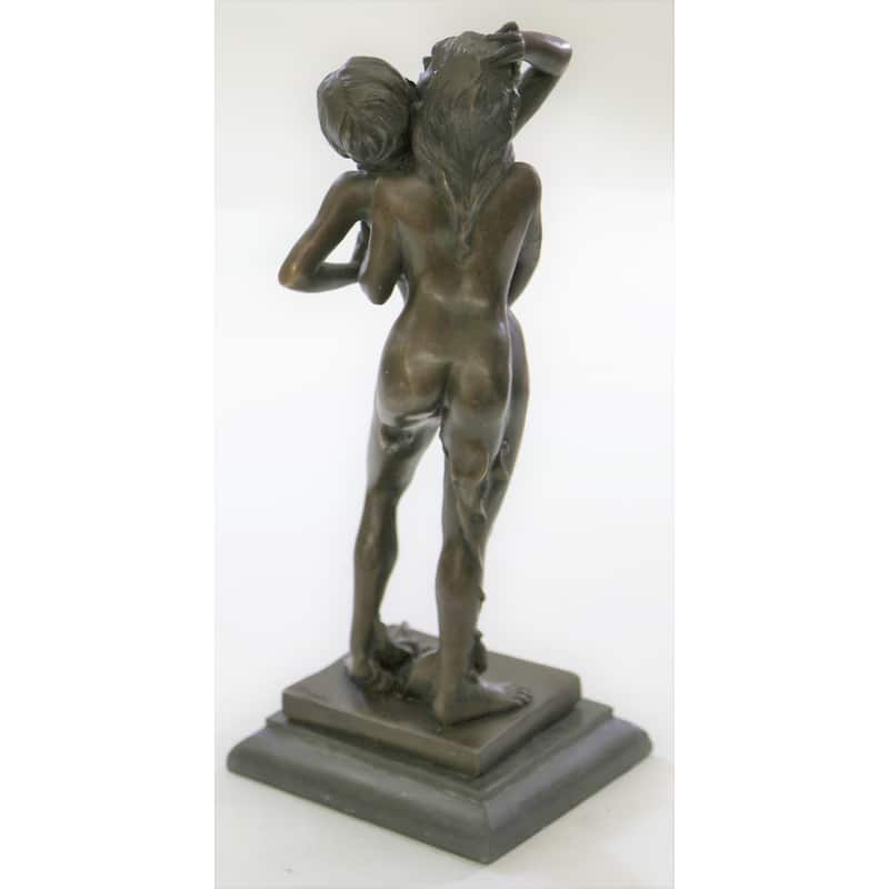 Original Mavchi Sweet Nothing Lovers Art Bronze Statue Sculpture
