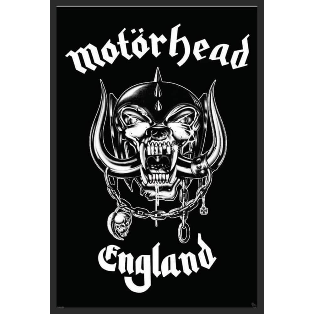 Motorhead England Album Framed Poster - 24 x 36 Inch