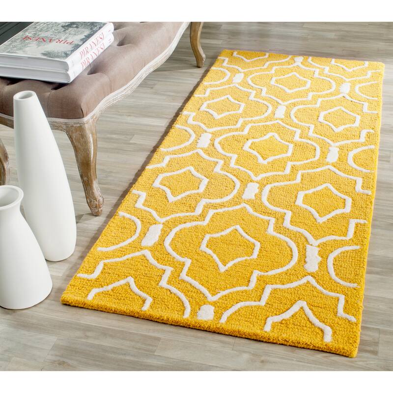 SAFAVIEH Handmade Cambridge Smaragda Modern Wool Rug