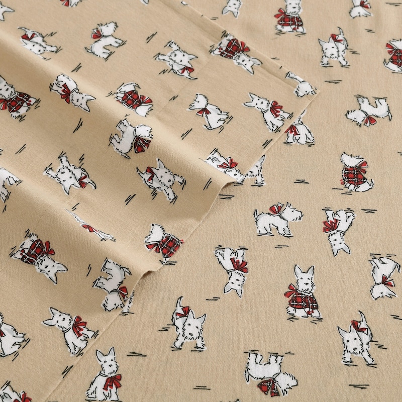 Laura Ashley Printed Cotton Flannel Sheet Set