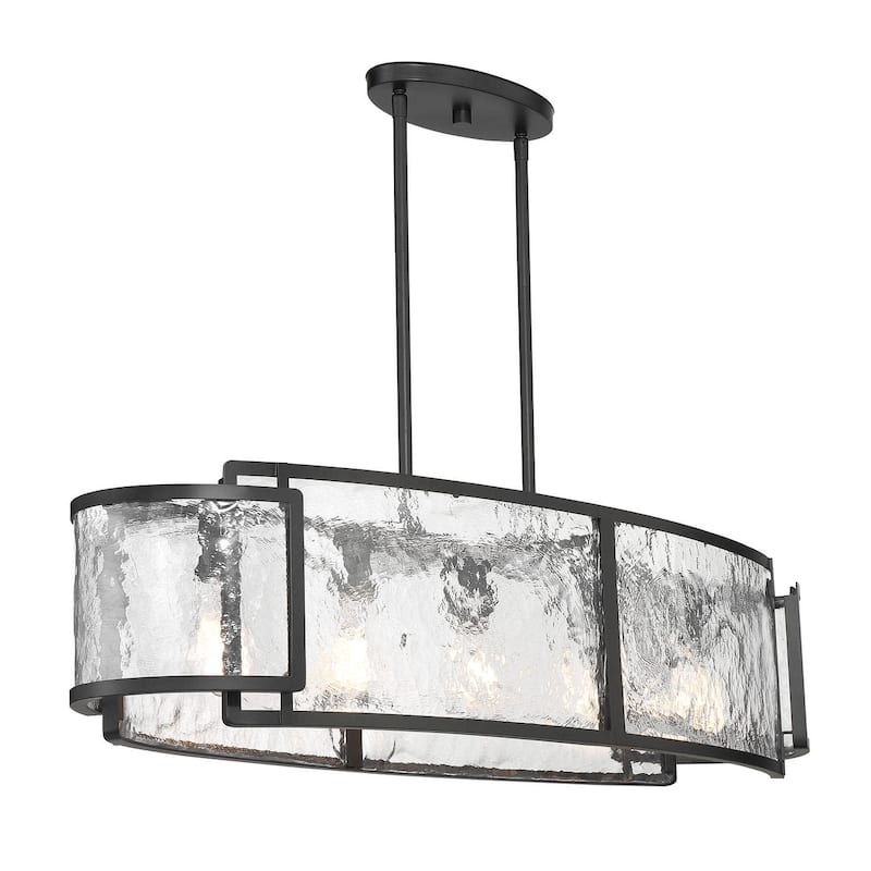 Minka Lavery 5268 Bella Collina 5 Light 48" Wide Linear Chandelier - Coal