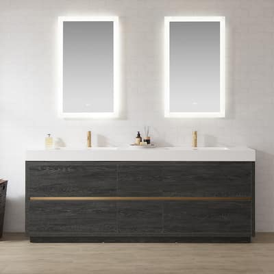 Huesca Bath Vanity with Composite Integral Sink Top without Mirror