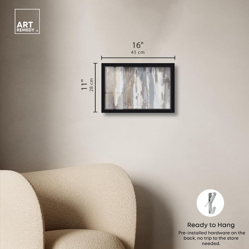 Flooding Gold II Shadowbox by Art Remedy