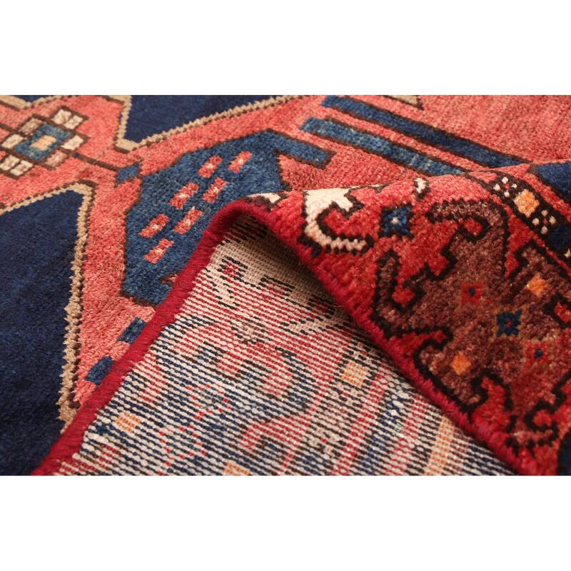 ECARPETGALLERY Hand-knotted Konya Anatolian Dark Navy Wool Rug - 3'3 x 9'5