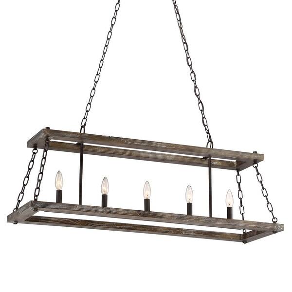 Shop Quoizel Dwl540 Dwelling 5 Light 40 Wide Single Tier Linear
