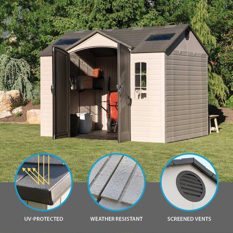 Lifetime 10 Ft. x 8 Ft. Outdoor Storage Shed