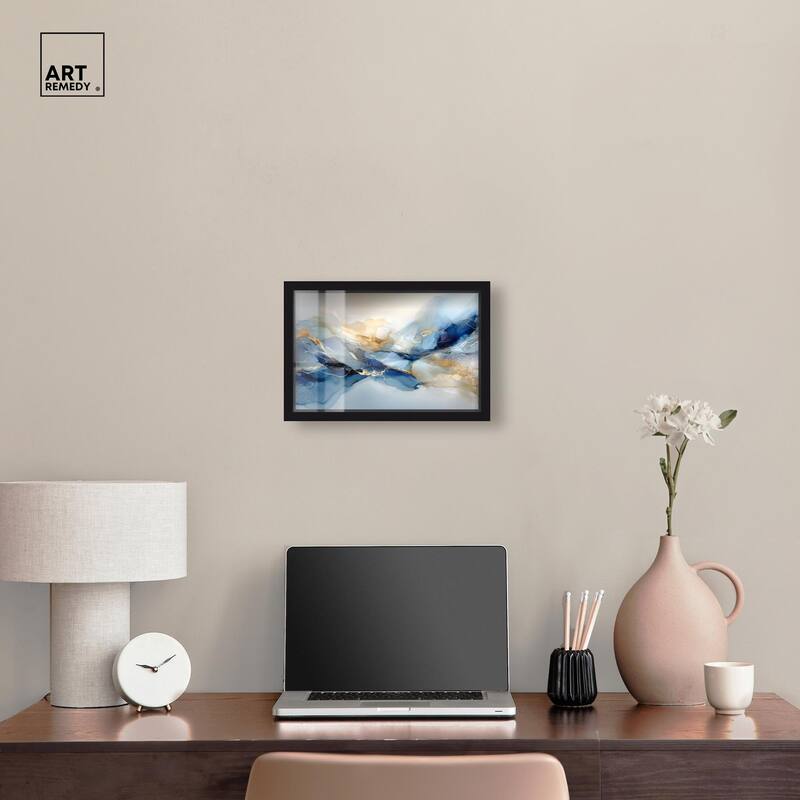 Postmodern Flow I Shadowbox by Art Remedy
