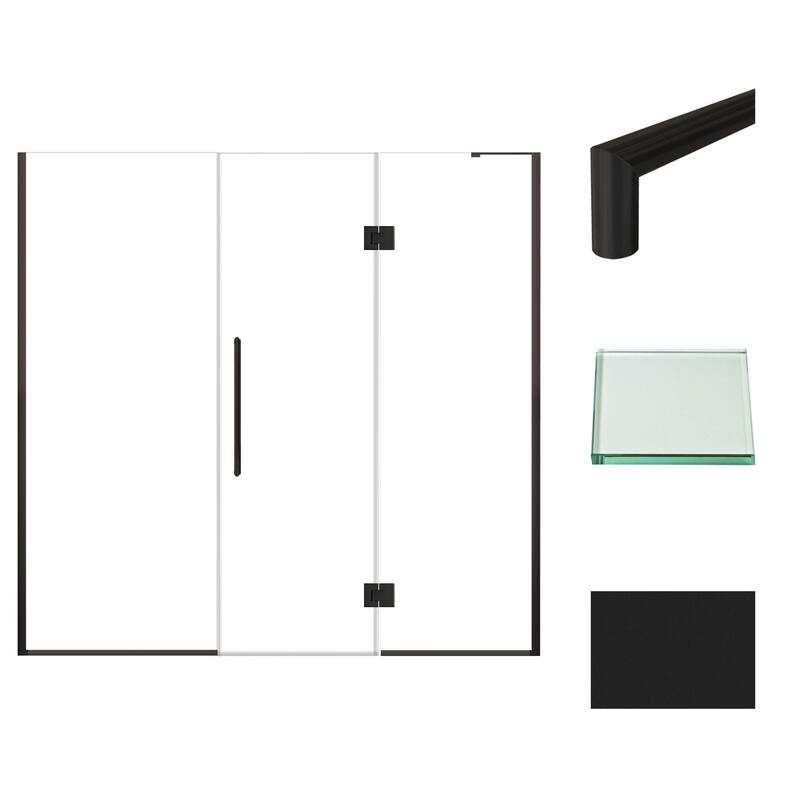 Transolid EHTF78247610C-T Elizabeth 76" High x 78" Wide Hinged Semi