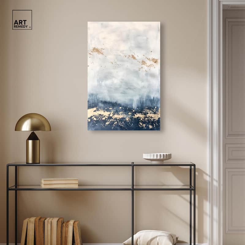 Ocean's Gold Hues II Canvas by Art Remedy, Gallery Wrapped