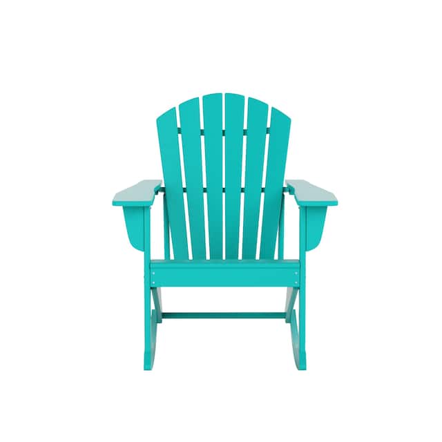 Laguna Classic Seashell Rocking Chair - Turquoise