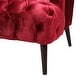 preview thumbnail 12 of 32, Adelia Modern Glam Tufted Velvet Sofa by Christopher Knight Home