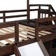 preview thumbnail 7 of 7, Innovative Full-Twin Bunk Bed with Slide, Storage Stairs, and Built-in Drawer
