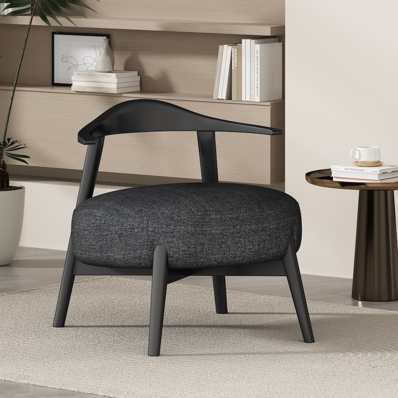 Modern 27.5" Accent Chair with High-Density Reflex Foam Frame for Living Room