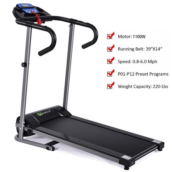 motorized folding treadmill