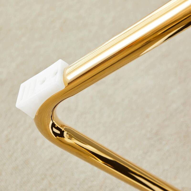 PU Dining Chair Set, Uniquely Designed Dining Chairs, Pu Material, Paired With Gold Metal Chair Legs, (Set Of 6)