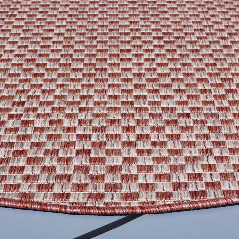 SAFAVIEH Courtyard Judi Indoor/ Outdoor Patio Backyard Rug