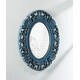 preview thumbnail 3 of 1, Vintage Belle Blue Mirror 17.25x0.5x21.25"