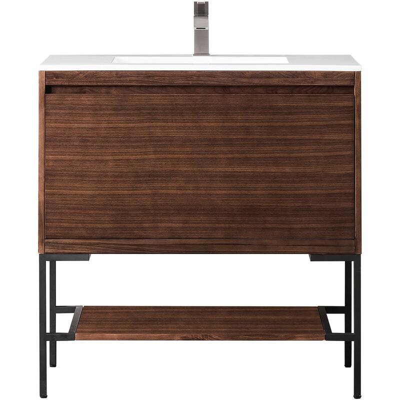 James Martin Vanities 805-V35.4-MB-GW Mantova 36" Single Basin Poplar