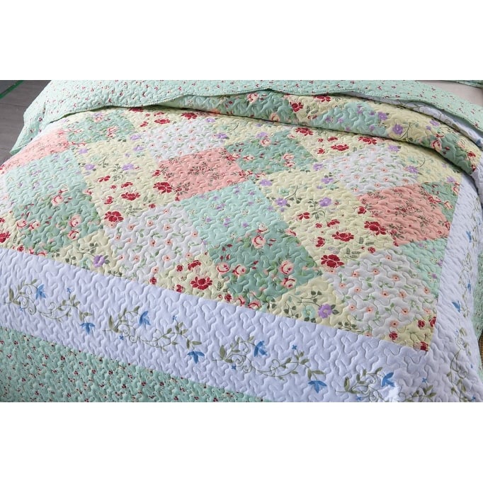MarCielo 3-piece Printed Lightweight Bedspread Set