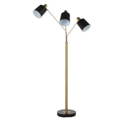 Meander 71" Height Floor Lamp, Yellow - 35 x 32.63 x 71"