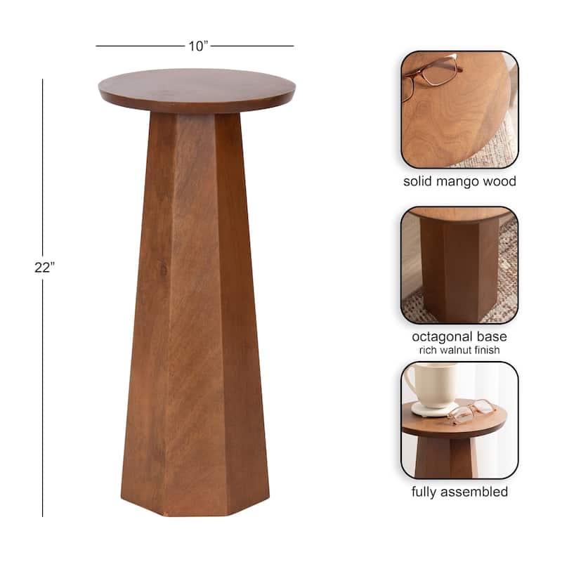 Kate and Laurel Hemingson Round Drink Table
