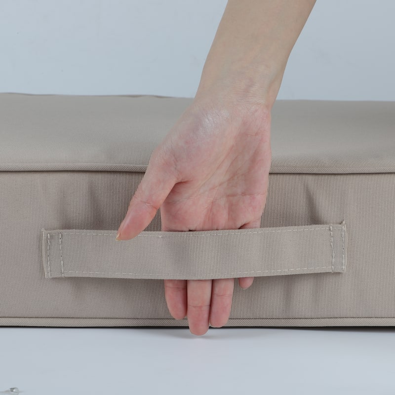 GDFStudio Marie Outdoor 24x24 Inch Seat Cushion Set with Removable Covers (set of 2) - 24" x 24"