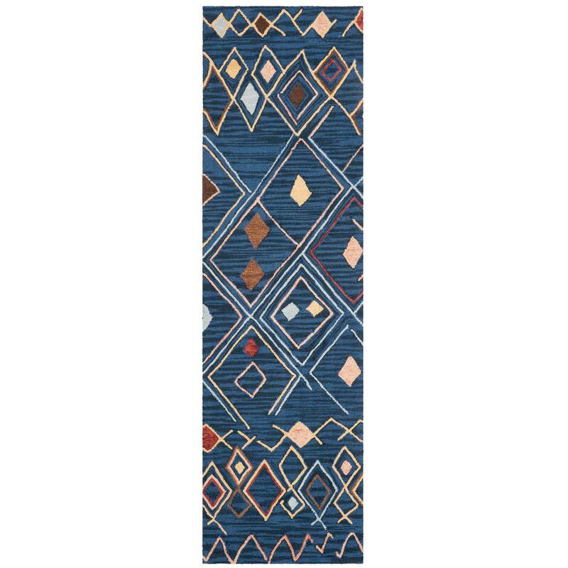 SAFAVIEH Handmade Suzani Dalmazia Boho Tribal Wool Rug