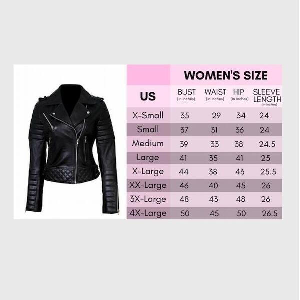 Shop De Marca Catism Ladies Genuine Leather Jacket Quilted