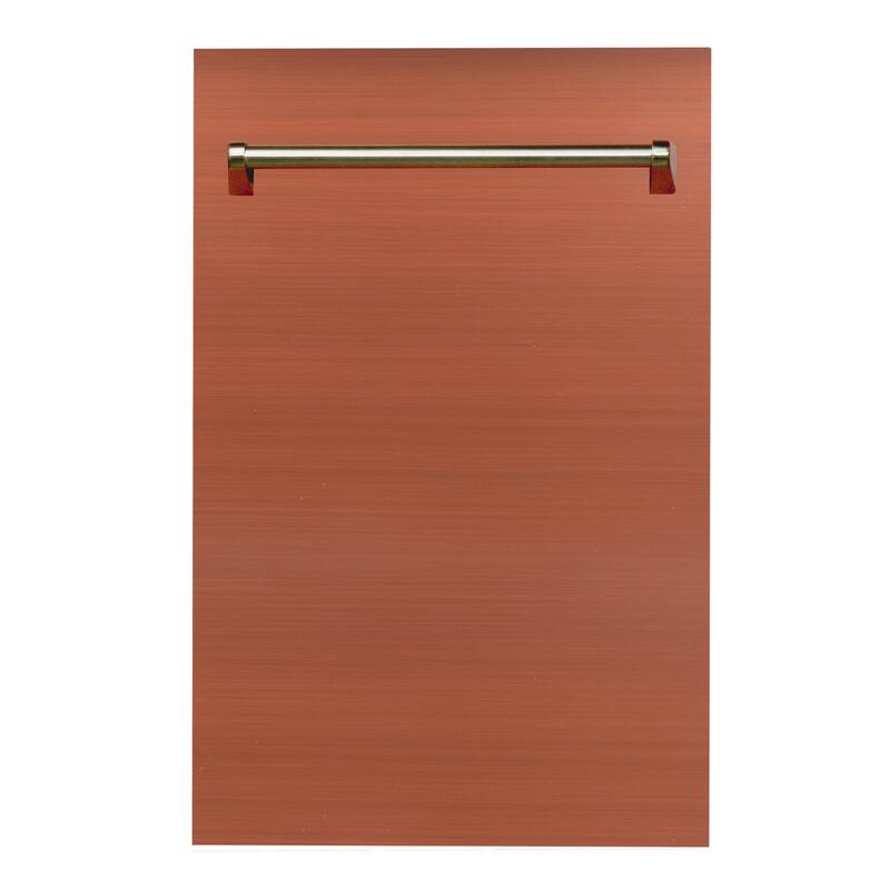 18" Compact Top Control Dishwasher with Stainless Steel Tub, 40dBa - Traditional Handle - Copper