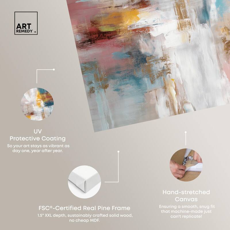 Warmth and cool III Canvas by Art Remedy, Gallery Wrapped