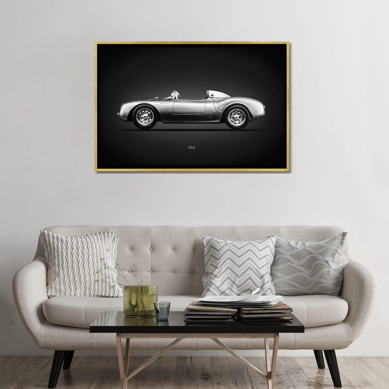 iCanvas "Porsche 550 Spyder" by Mark Rogan Framed Canvas Print