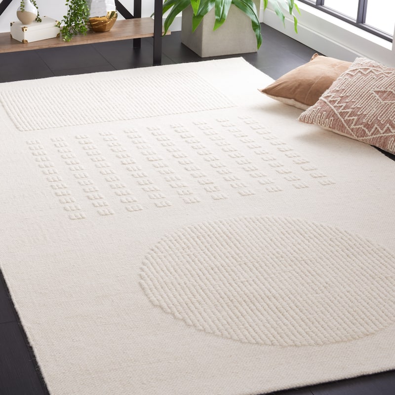 SAFAVIEH Handmade Natura Fahrie Wool Rug - 8' x 10' - Ivory