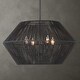 preview thumbnail 4 of 2, Uttermost 21589 Suva 4 Light 28" Wide Pendant with Rope Shade