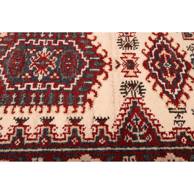 ECARPETGALLERY Hand-knotted Jules Serapi Cream Wool Rug - 2'7 x 7'9