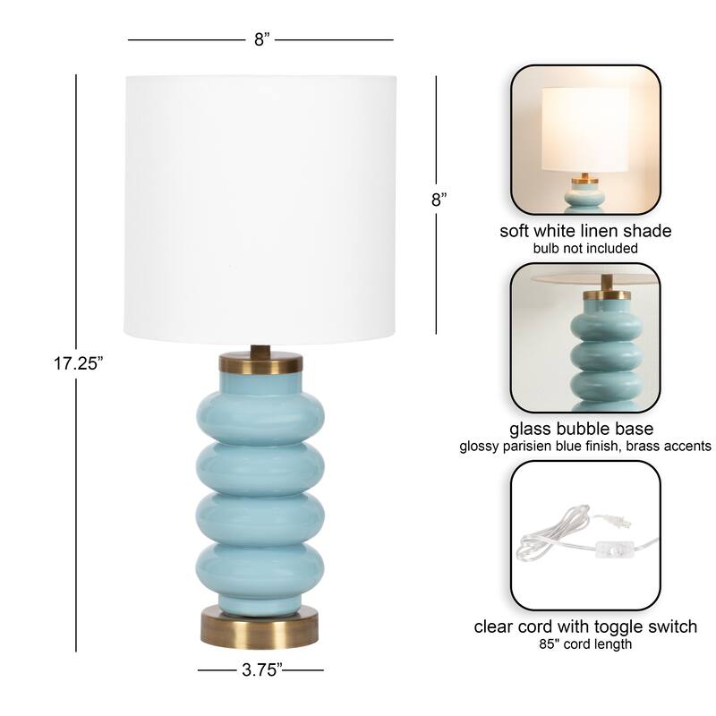 Kate and Laurel Rogala Table Lamp - 8x8x18