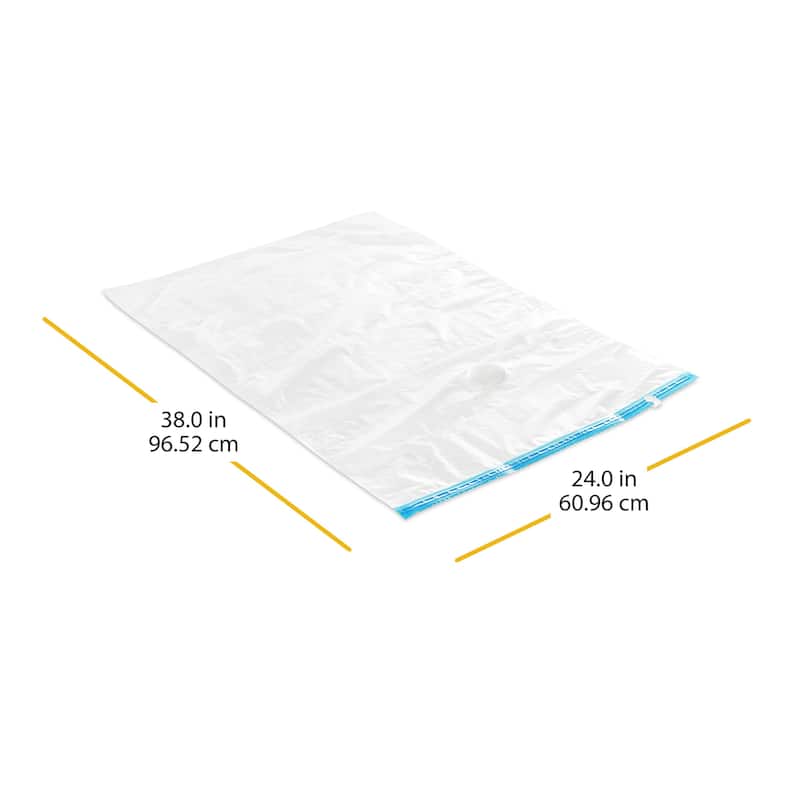 Whitmor Spacemaker Vacuum Bag - Large - Clear