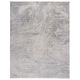 preview thumbnail 6 of 13, SAFAVIEH Platinum Renilde Modern Abstract Fringe Viscose Rug 8' x 10' - Grey/Ivory Beige
