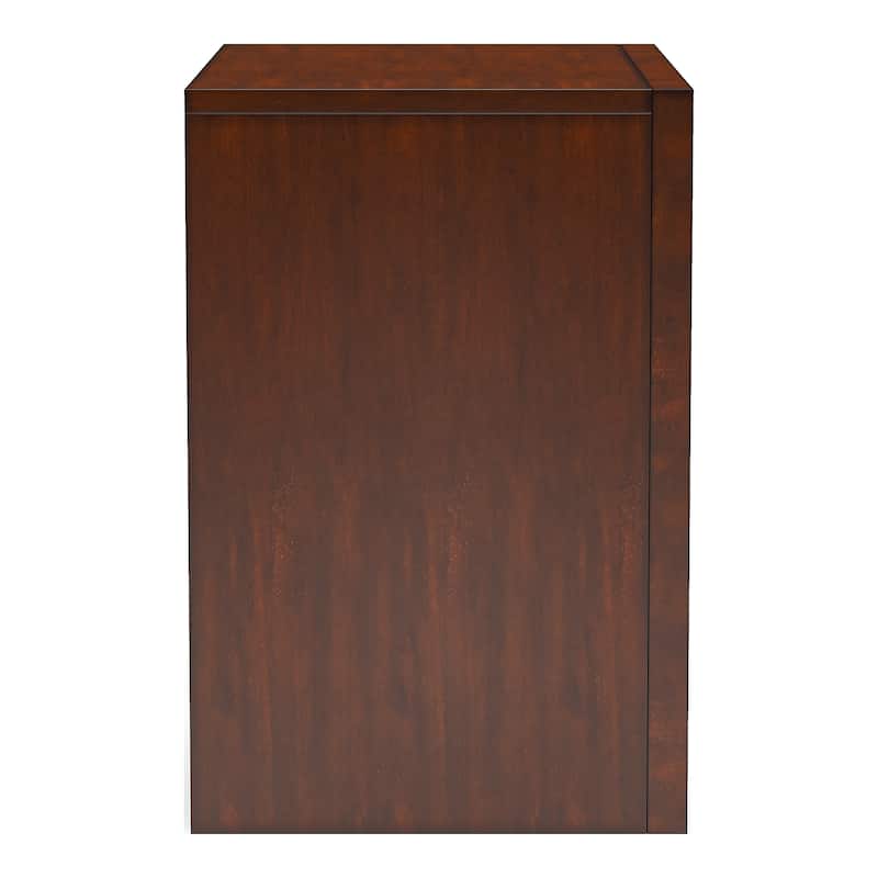 Furniture of America Brent 5-Piece Wood Platform Bedroom Set with Drawers and Bookcase Headboard