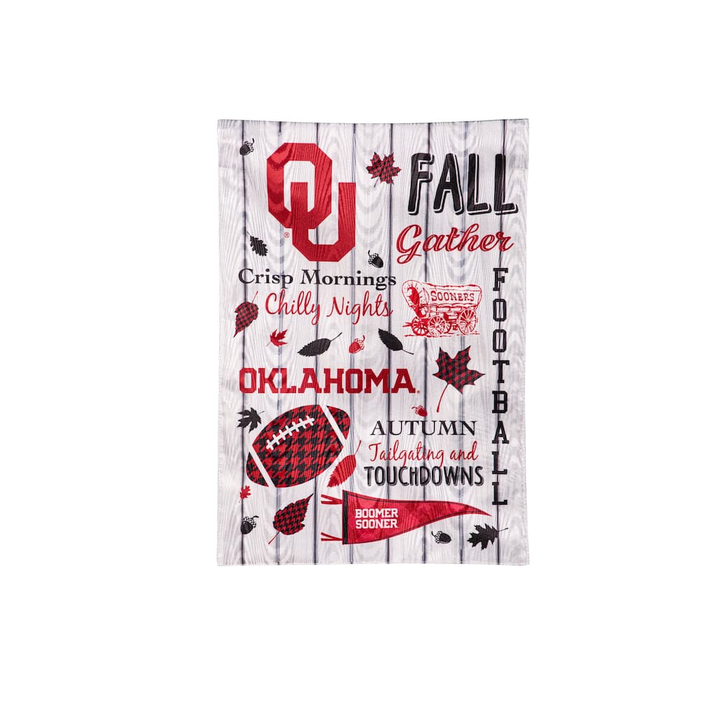 University of Oklahoma, Moire Flag, Garden, Fall Seasonal
