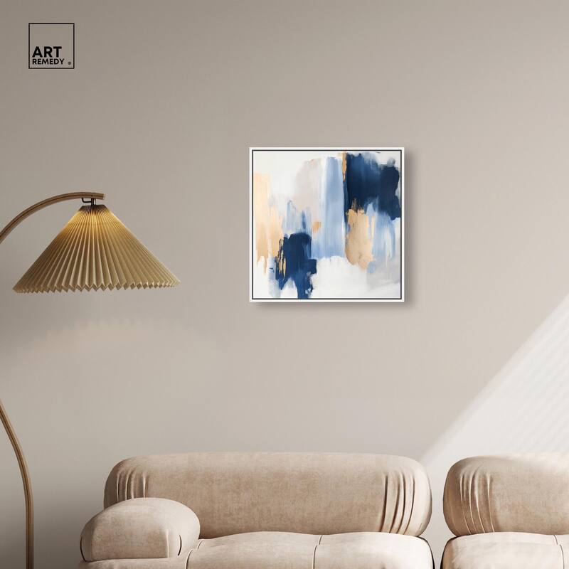 Tranquil Blue Depths I Canvas by Art Remedy