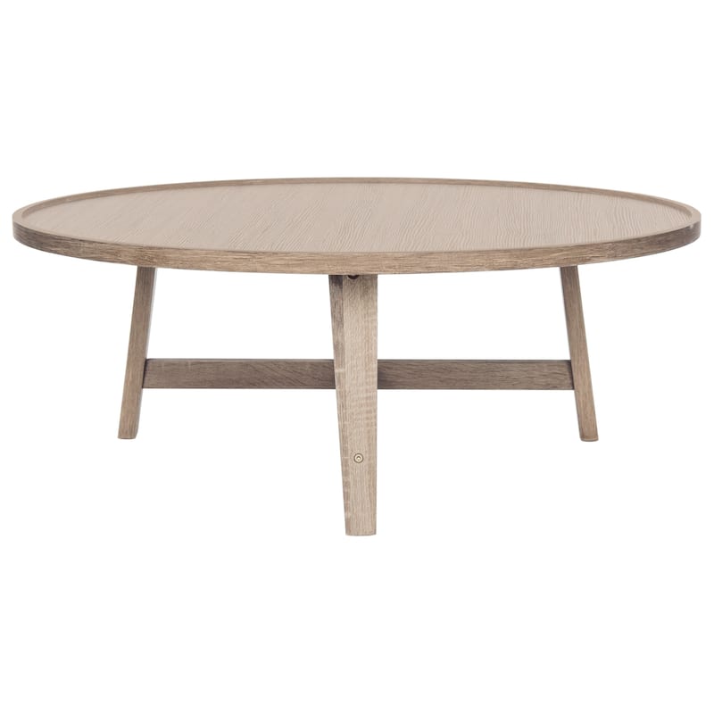 SAFAVIEH Mid-Century Malone Wood Coffee Table - 35.4" x 35.4" x 13.8"
